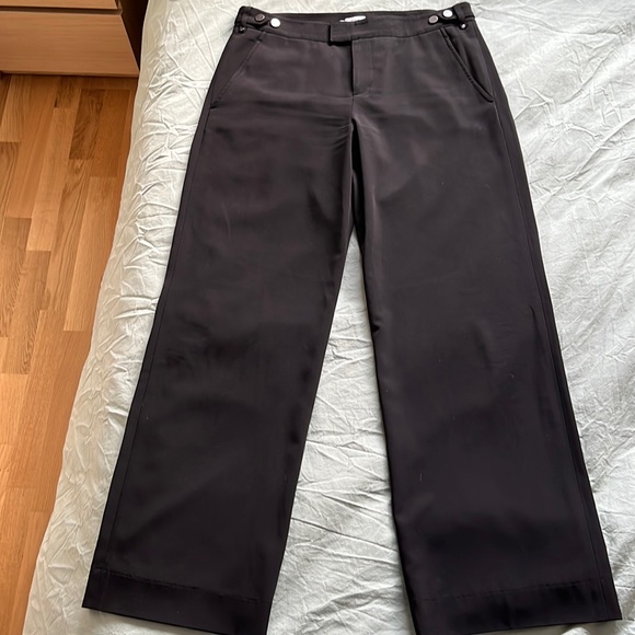 Vince Wide Leg Black Pants Sz8 - Picture 1 of 6